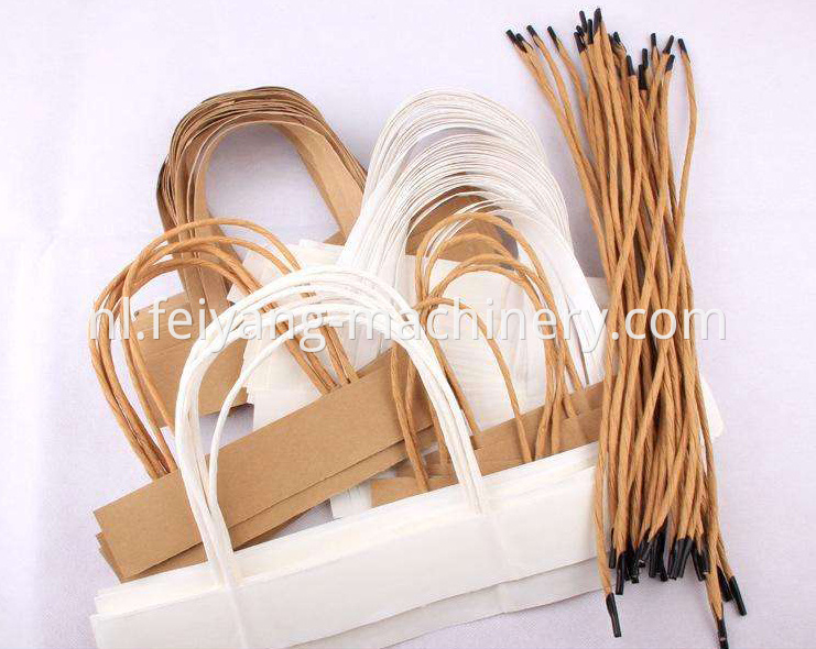 White Color Twisted Paper Cord for Bag Handles